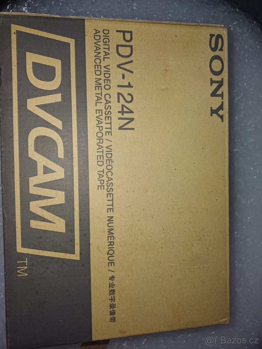 Kazety SONY DVCAM PDV124N 7ks, SONY SDX1-25C 10ks