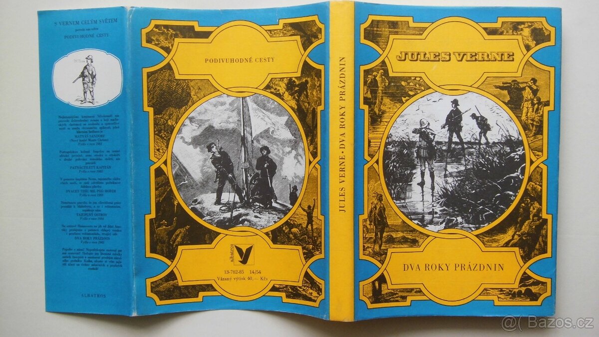 Jules Verne z edice Podivuhodné cesty + Věčný Adam