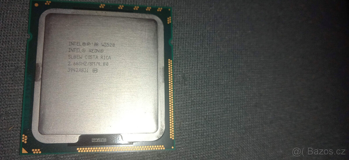 CPU Intel Xeon W3520 čtyřjádrový procesor, socket LGA 1366