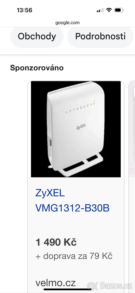 Router na internet a wifi