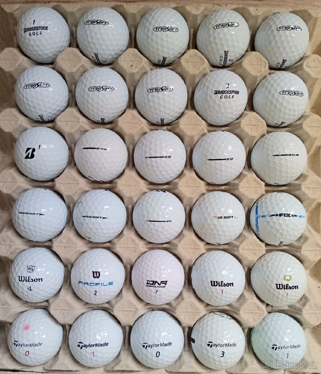 Hrané golfové míčky 60ks