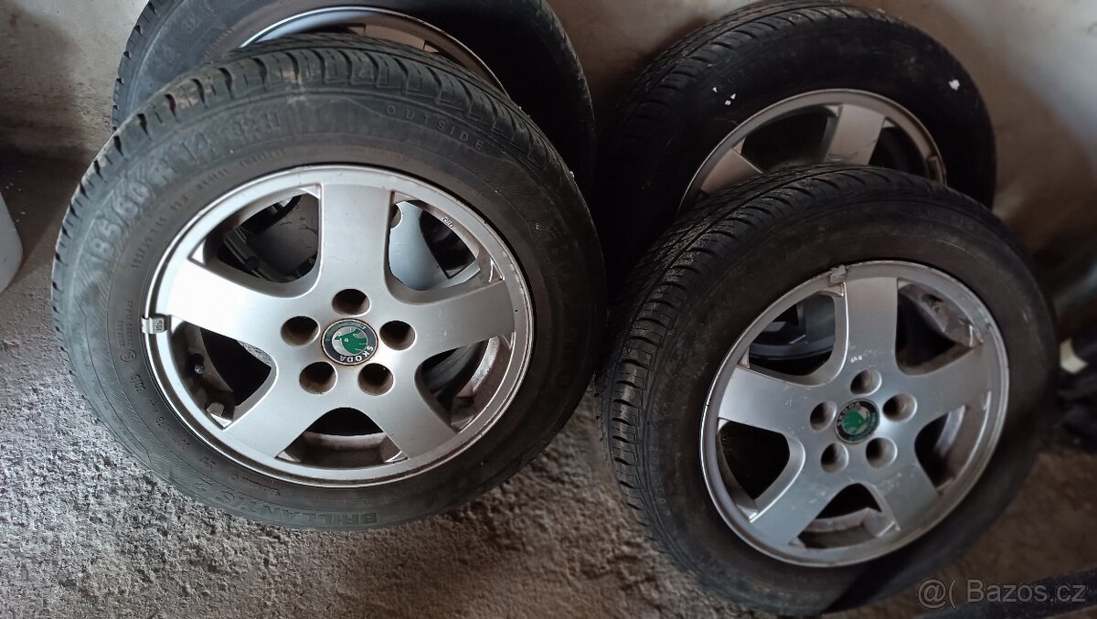 Alu kola 185x60 Škoda