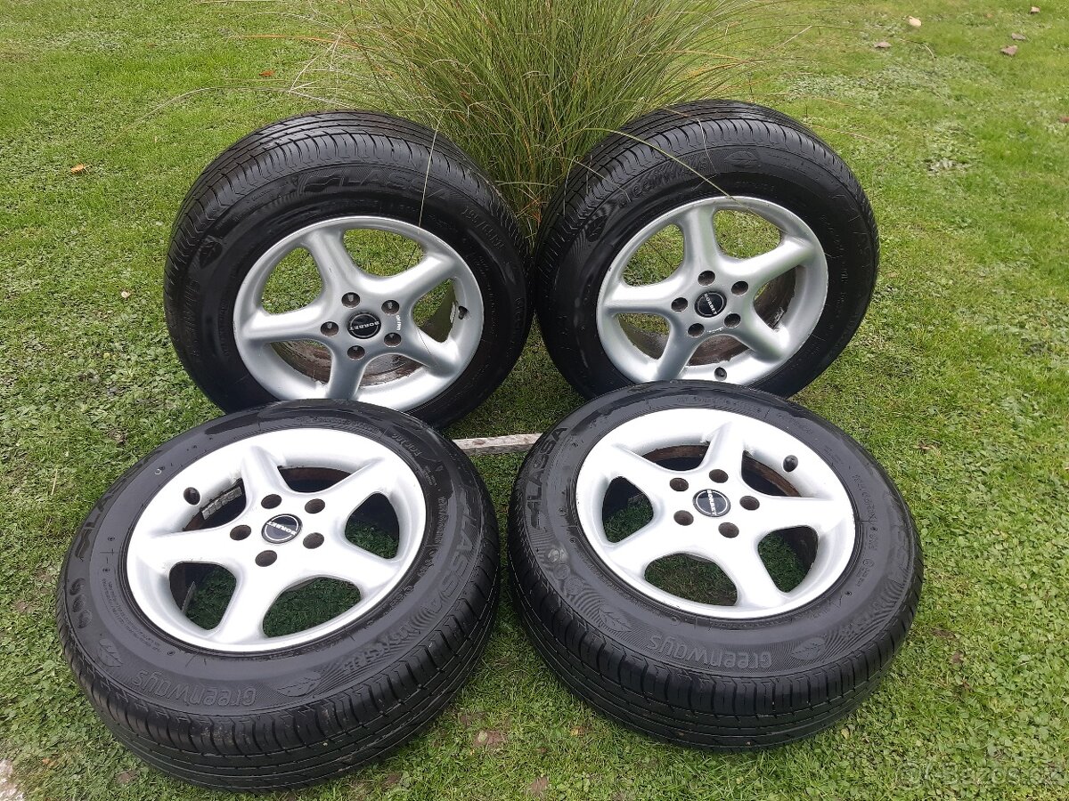 litá kola 5x114,3 R15 Barbone + letní pneu