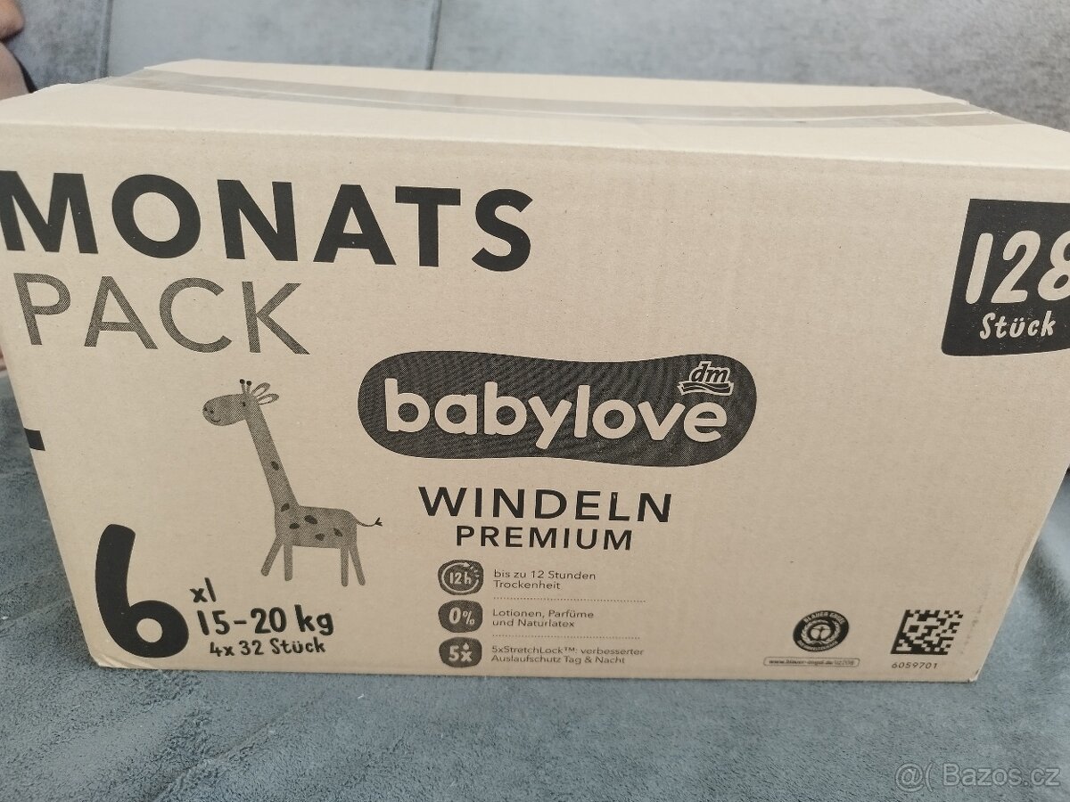 Babylove pleny velikost 6