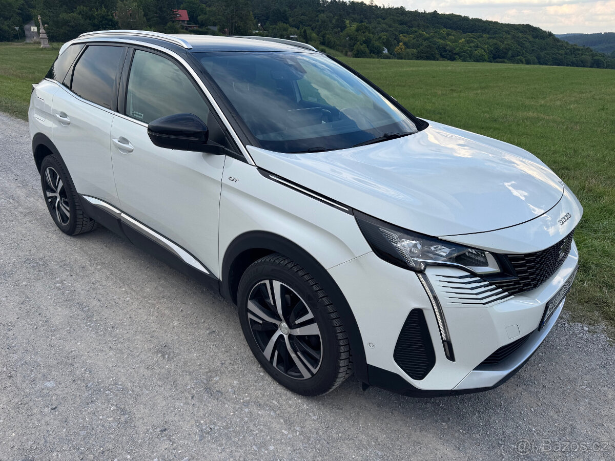 3008 1.5BlueHDI 96kW GT EAT8 ACC NAVI LED KAMERA KOUP ČR DPH
