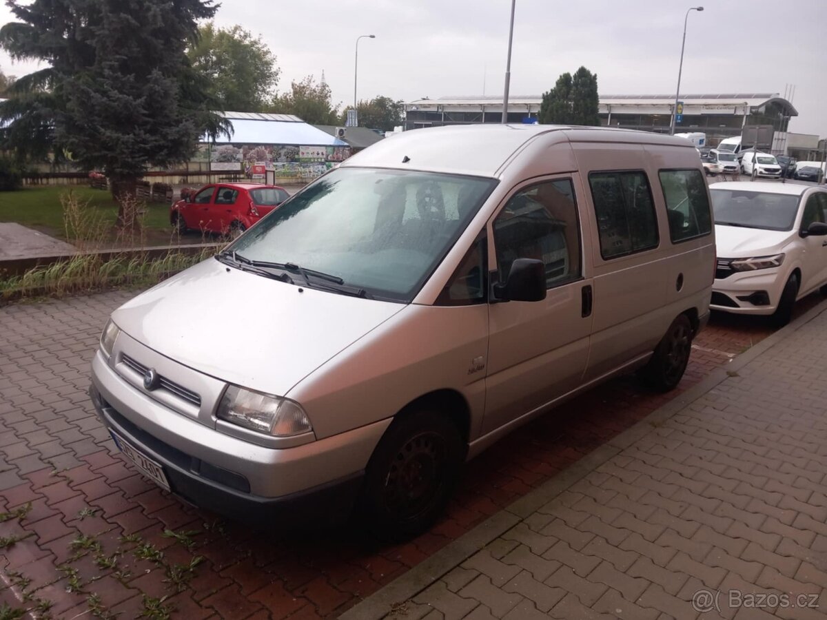 Fiat Scudo – pracovní vůz s tažným, STK 08/2027