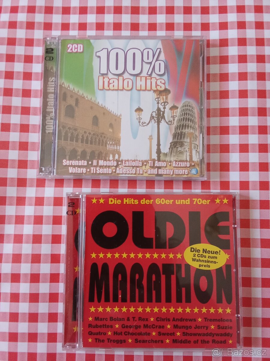 4CD 100% ITALO HITS,OLDIE MARATHON