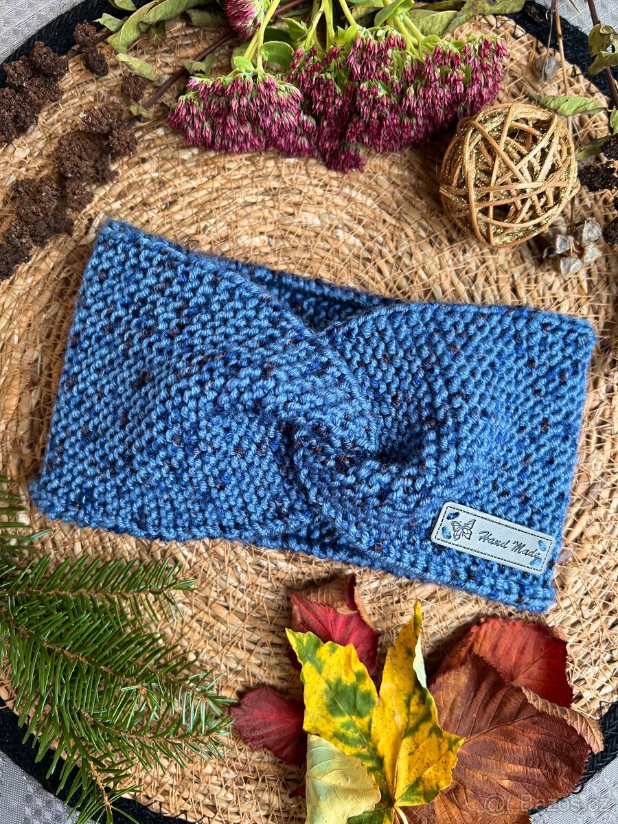 Dámská/dívčí čelenka ,, modrá" NOVÉ