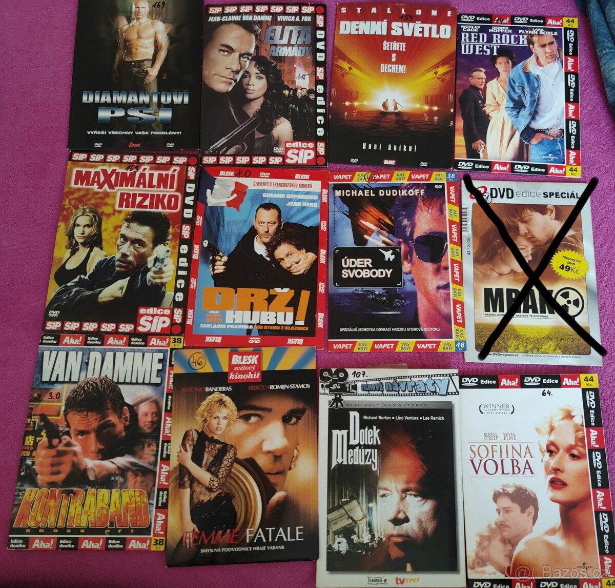 DVD filmy - různé žánry