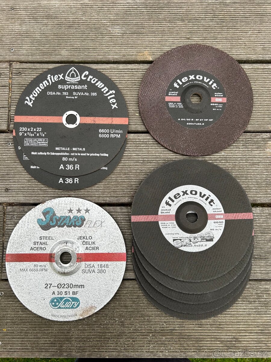 Brusné kotouče - různé