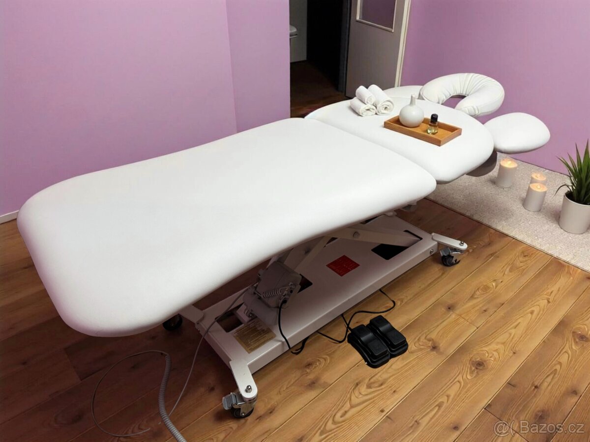 Masážní lehátko PROMAFIT Phoenix – elektrické, polohovací