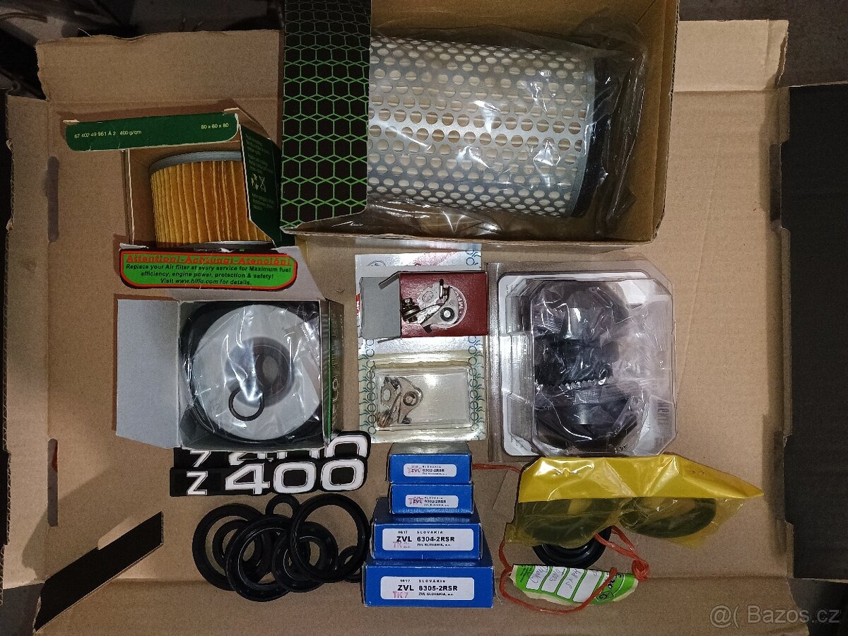 Kawasaki KZ400 (Z400) - díly