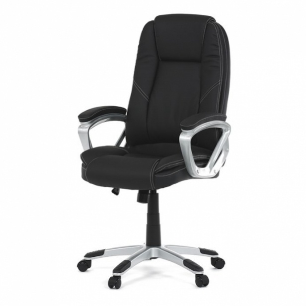 Kancelářské křeslo KA-Y282 BK v černé ekokůži
