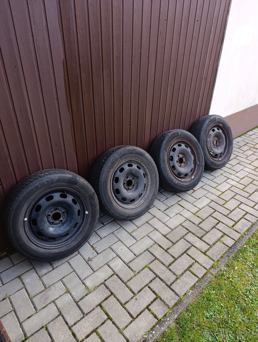 Zimní pneu 195/65/R15 + disky 5x100