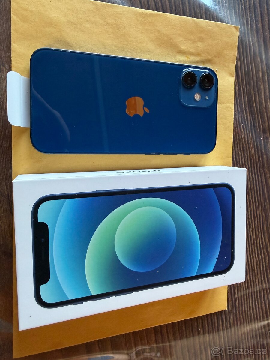 iPhone 12mini 64G modrý, baterka 79%
