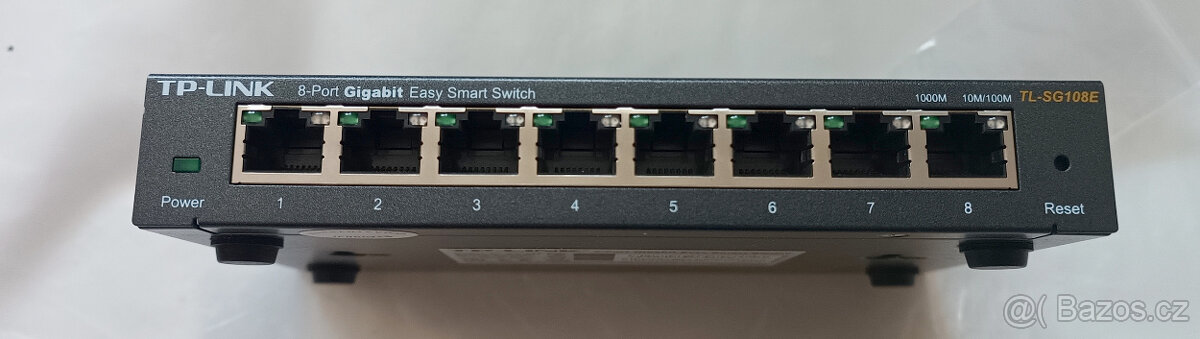 8 portový gigový management switch TP-Link TL-SG108E