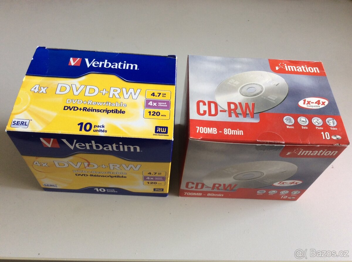 CD a DVD RW