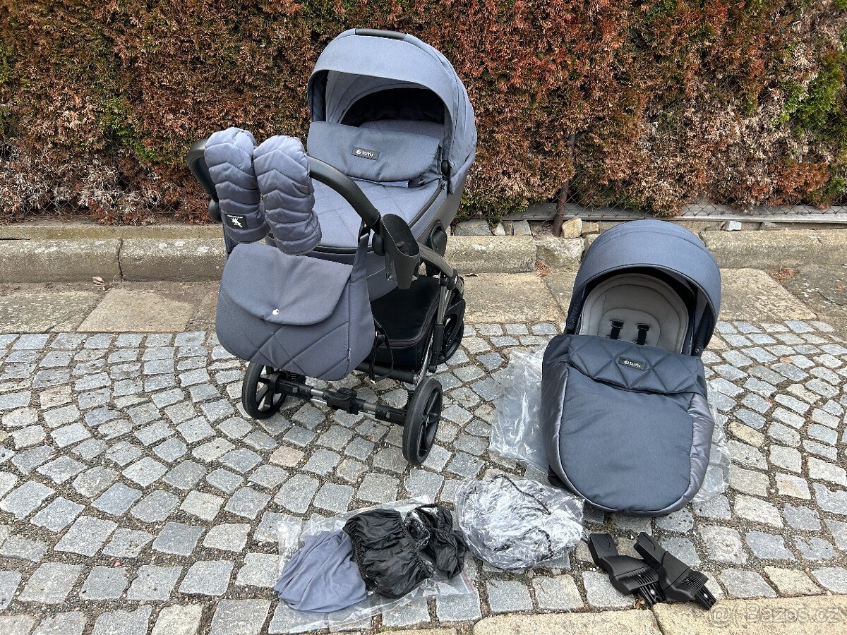 Kočárek TUTIS Viva4 2v1 Luxury Obsidian