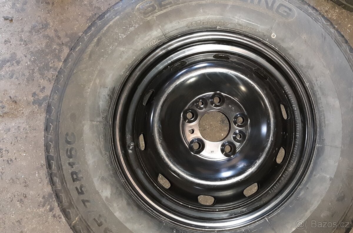 3x rezervní kusová kola Ducato Movano Jumper Boxer R16 R15