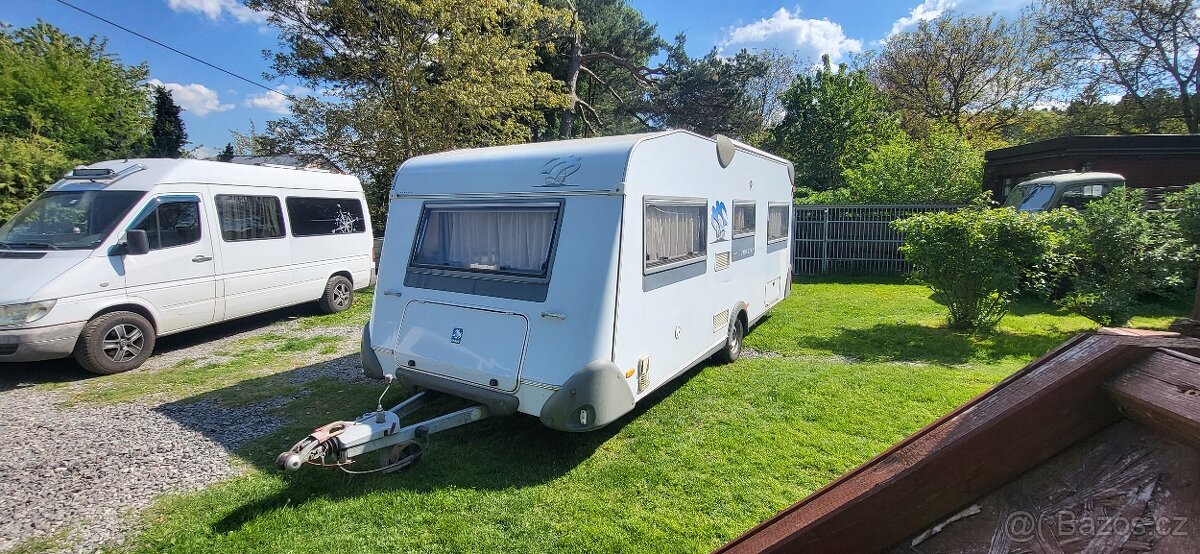 Karavan Knaus eurostar 550 Tabbert markýza mover klimatizace