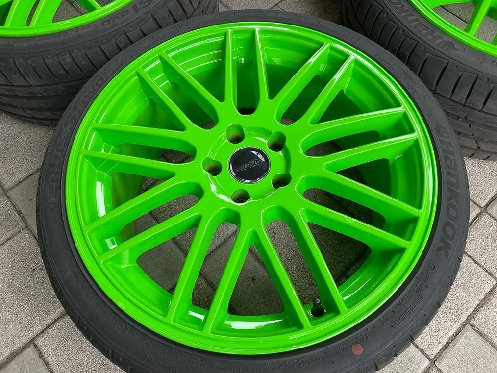 19F kawasaki green alu 19 5x112 audi seat skoda vw mercedes