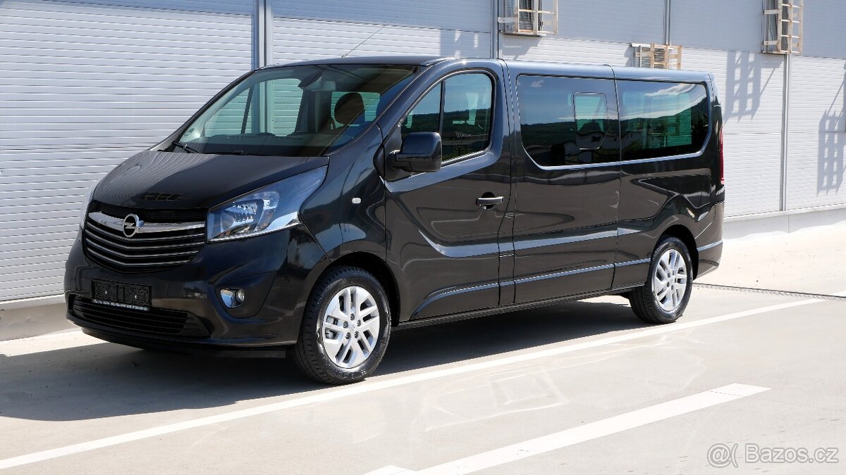 Opel Vivaro, 1.6 107 KW LONG,2X KOLA,2017,140000KM,9MÍST