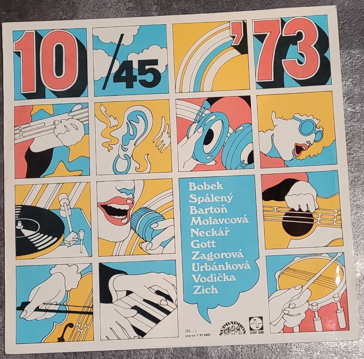 LP SUPRAPHON - Výběr 10-45, rok 1973
