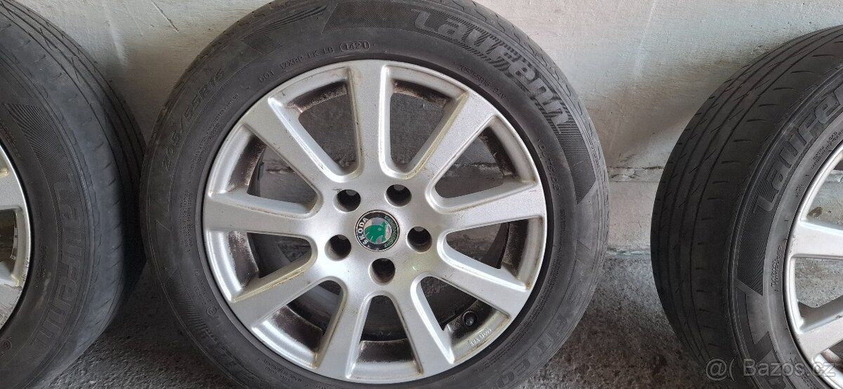 Alu kola Borbet R16 5x112 + pneu 205/55 R16