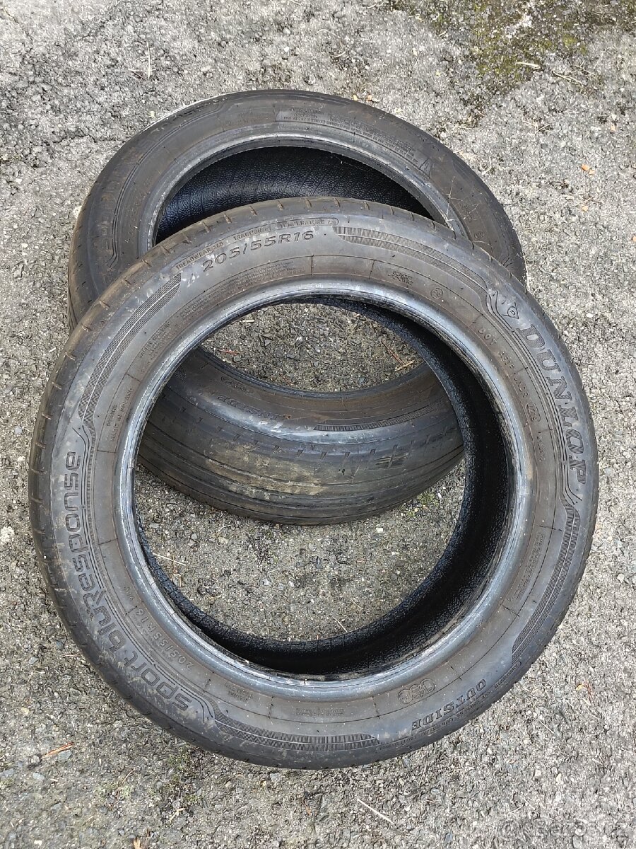 Dunlop 205 55 16, 2.6mm
