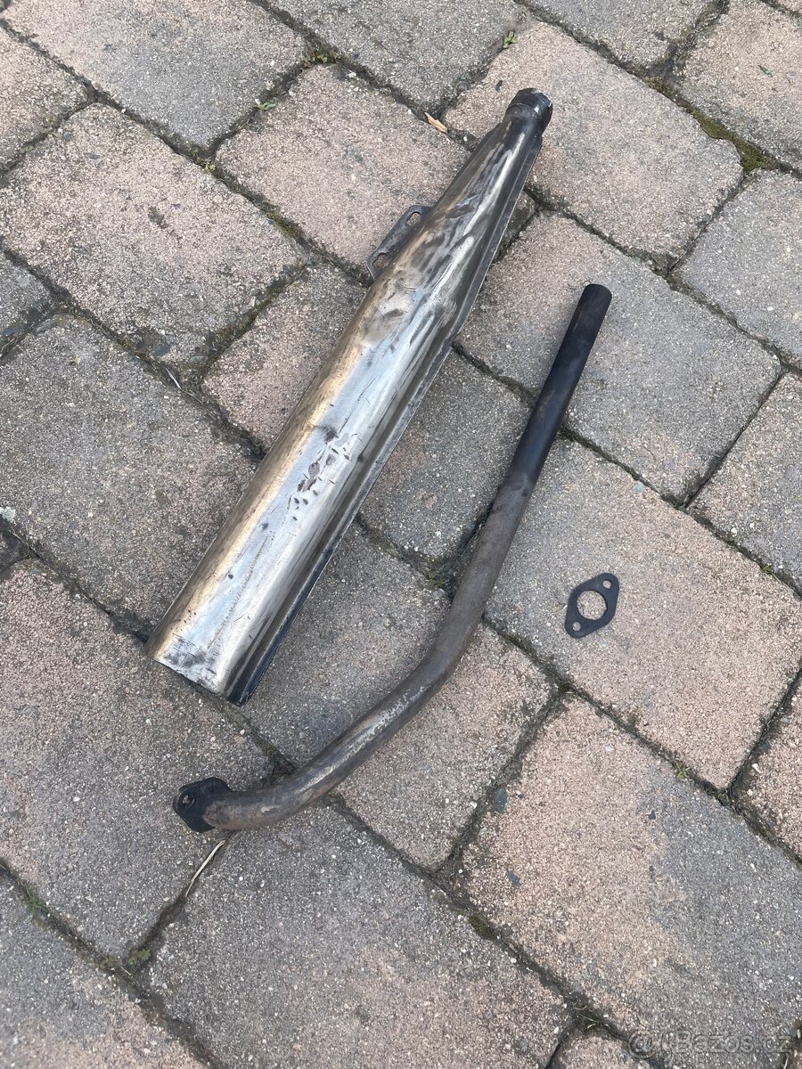 Jawa Babetta 210-výfuk