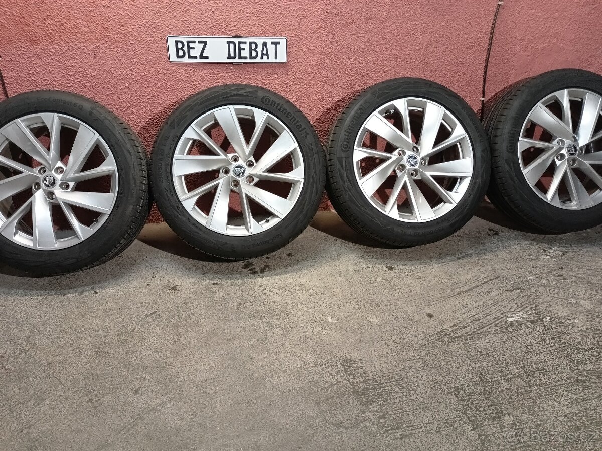 Prodám sadu alu disků Škoda Enyaq 20" Vega s novými pneu