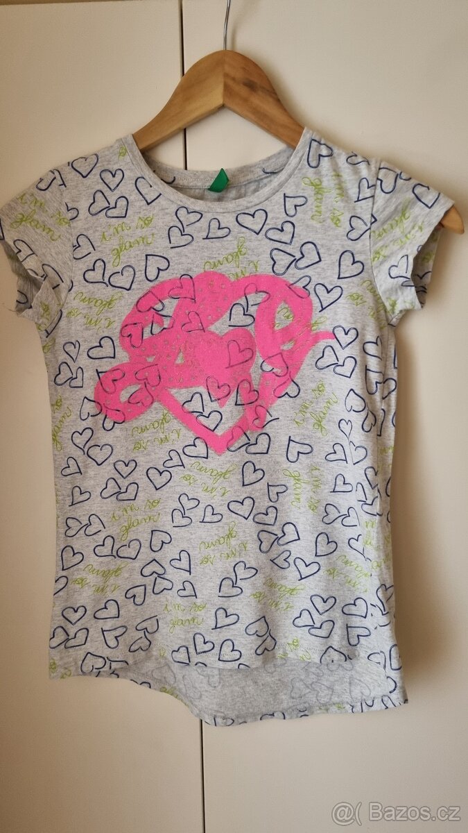 Dívčí tričko Benetton 7 /8let