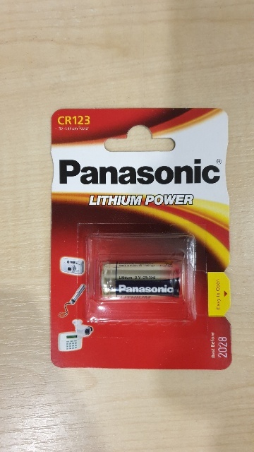Baterie Panasonic CR123 lithium power