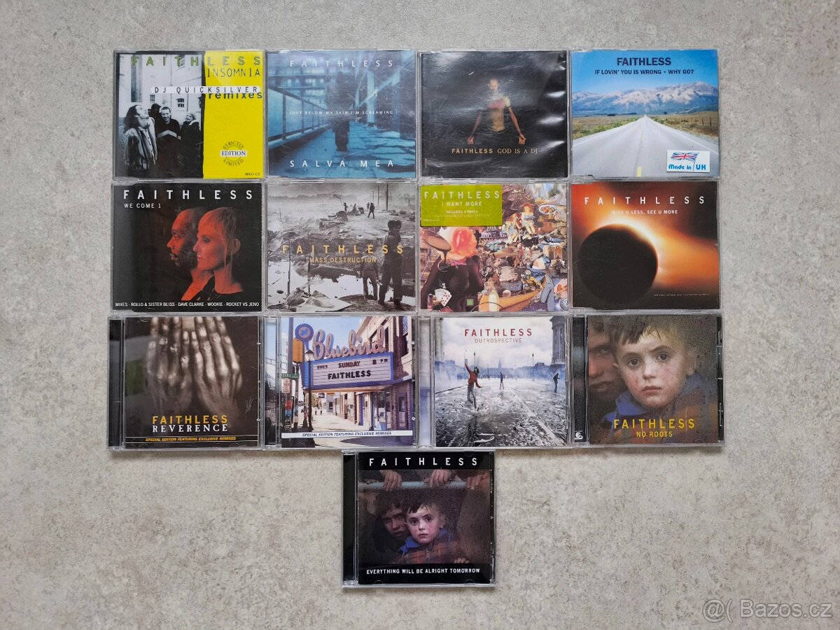 FAITHLESS - Alba a maxi singly (13 kus.)