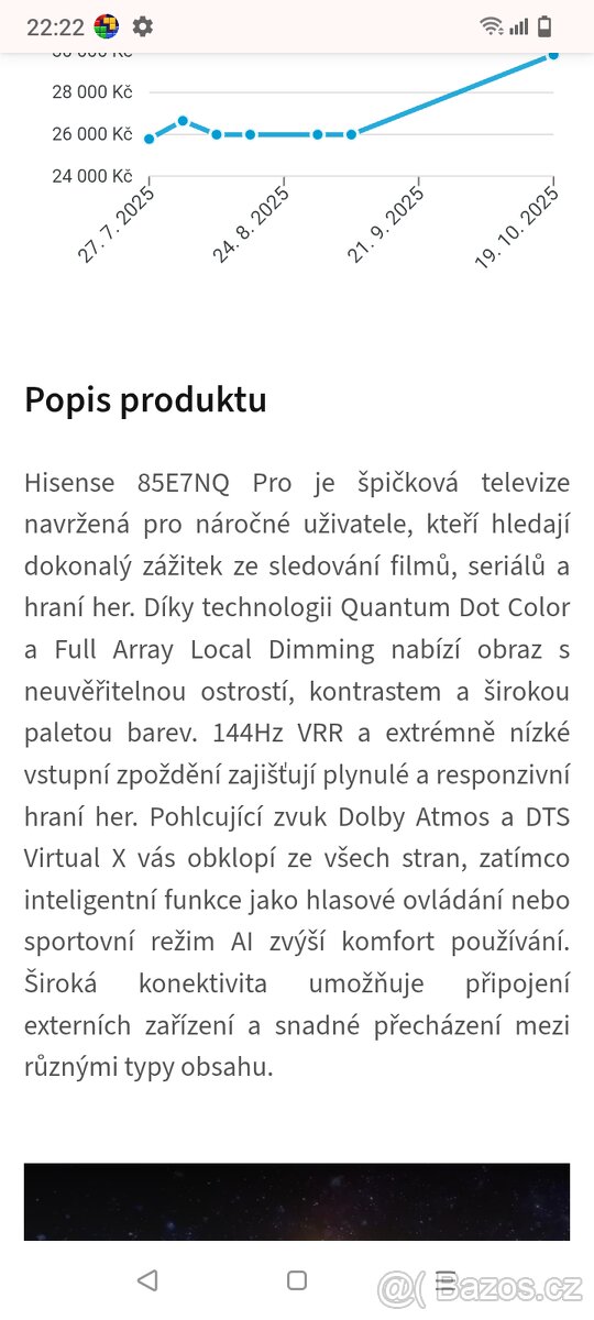 Tv 215cm