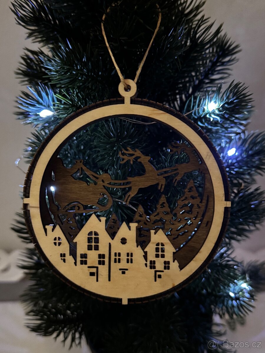 Vánoční dekorace - 3D ozdoby