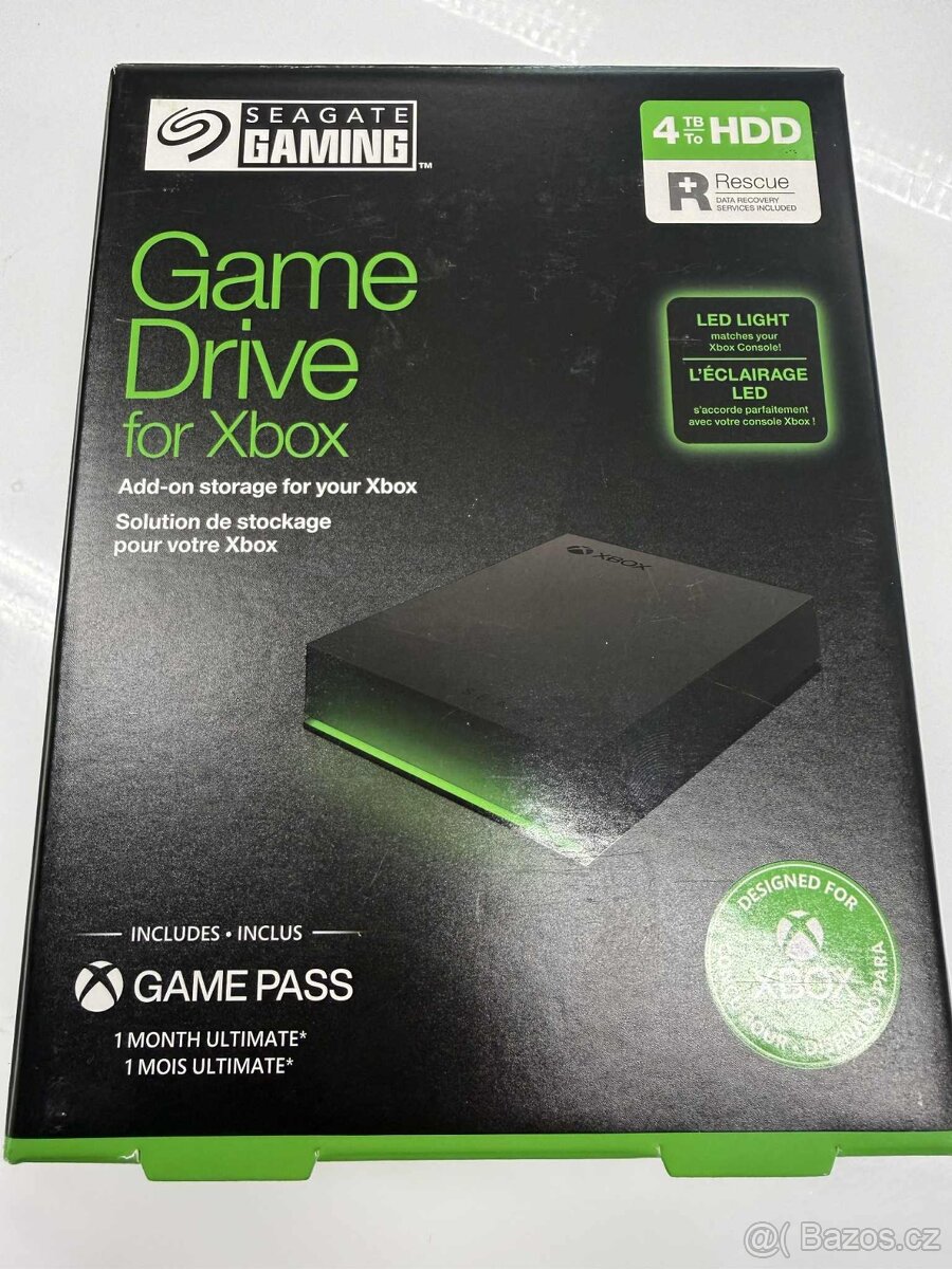 Game Driver pro XBOX- 4TB HDD