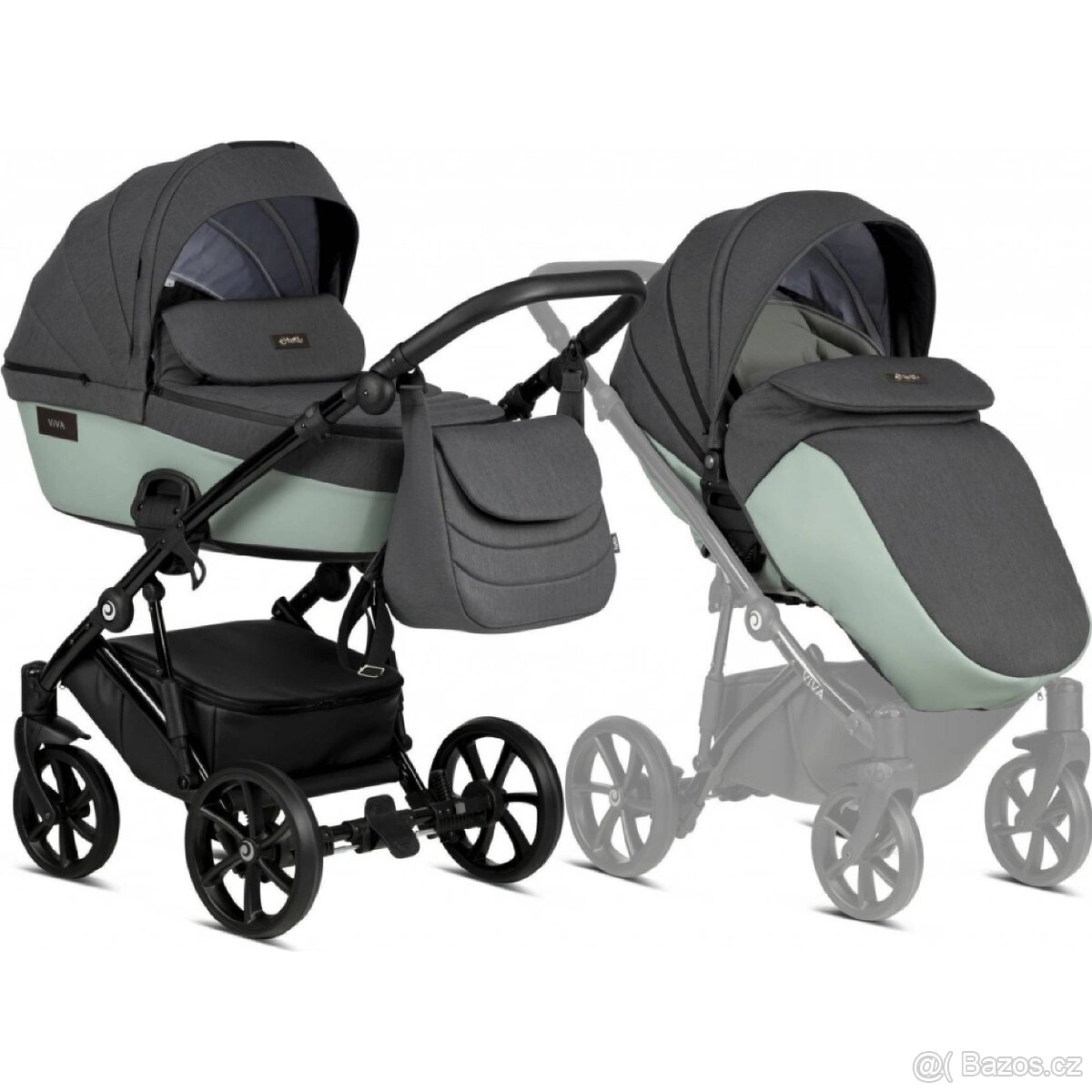 Tutis Kočárek Viva4 2v1 Sage