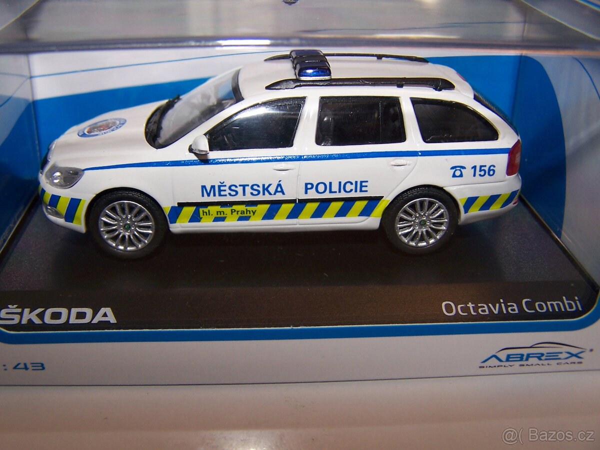 Škoda Octavia II FL Combi MP Praha 89 1/43 model ABREX