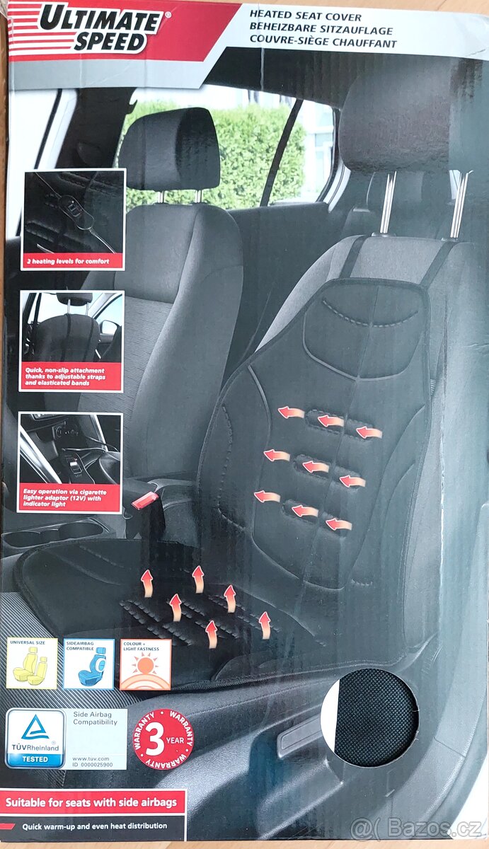 Vyhřívaná podložka na sedadlo