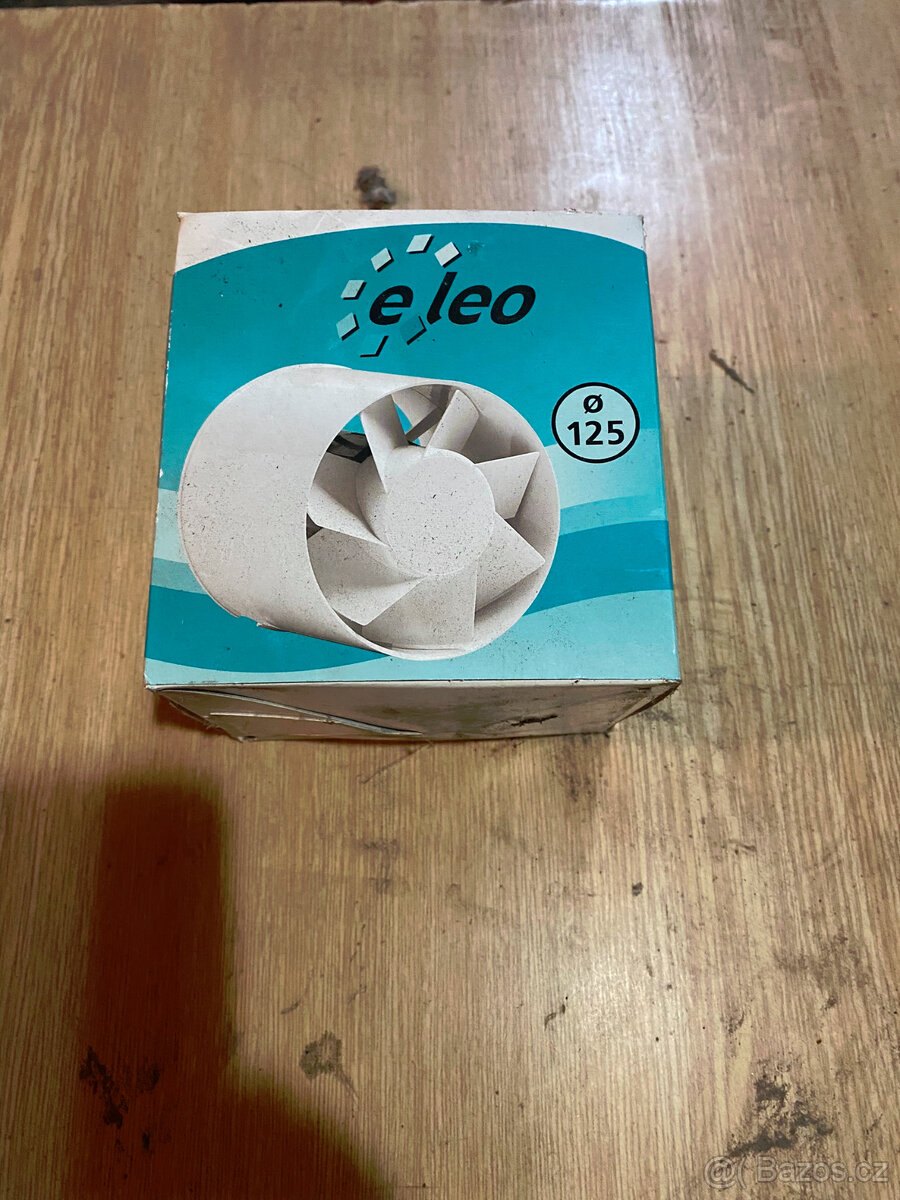 Ventilátor do trubky, koupelna, WC, 125 mm