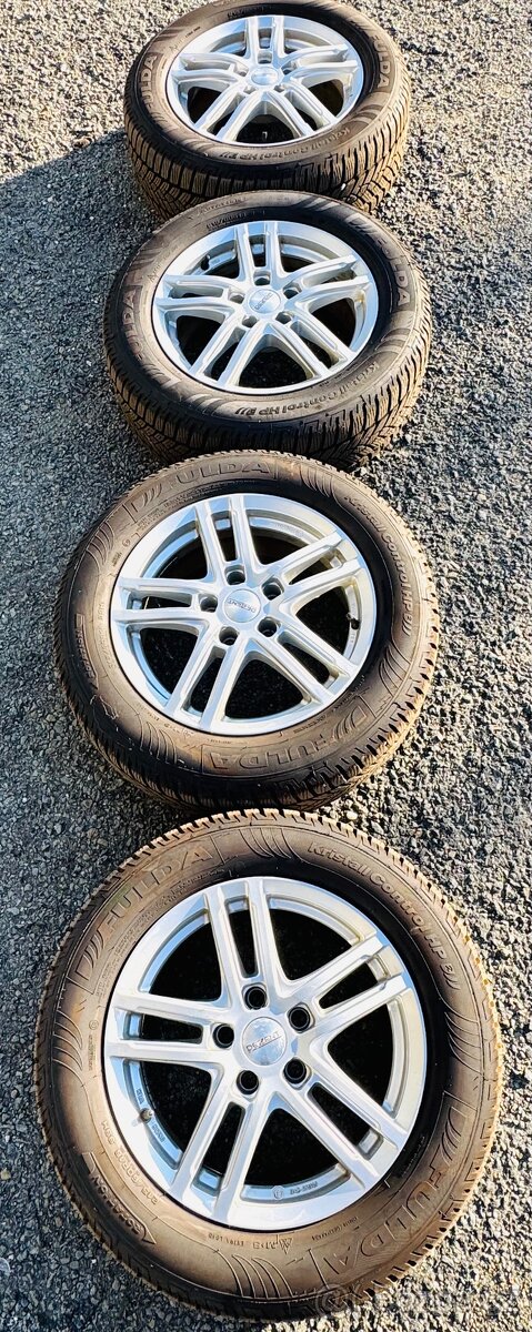 Zimní ALU kola Škoda Dezent 215/60/R16 Fulda Kristall Contro