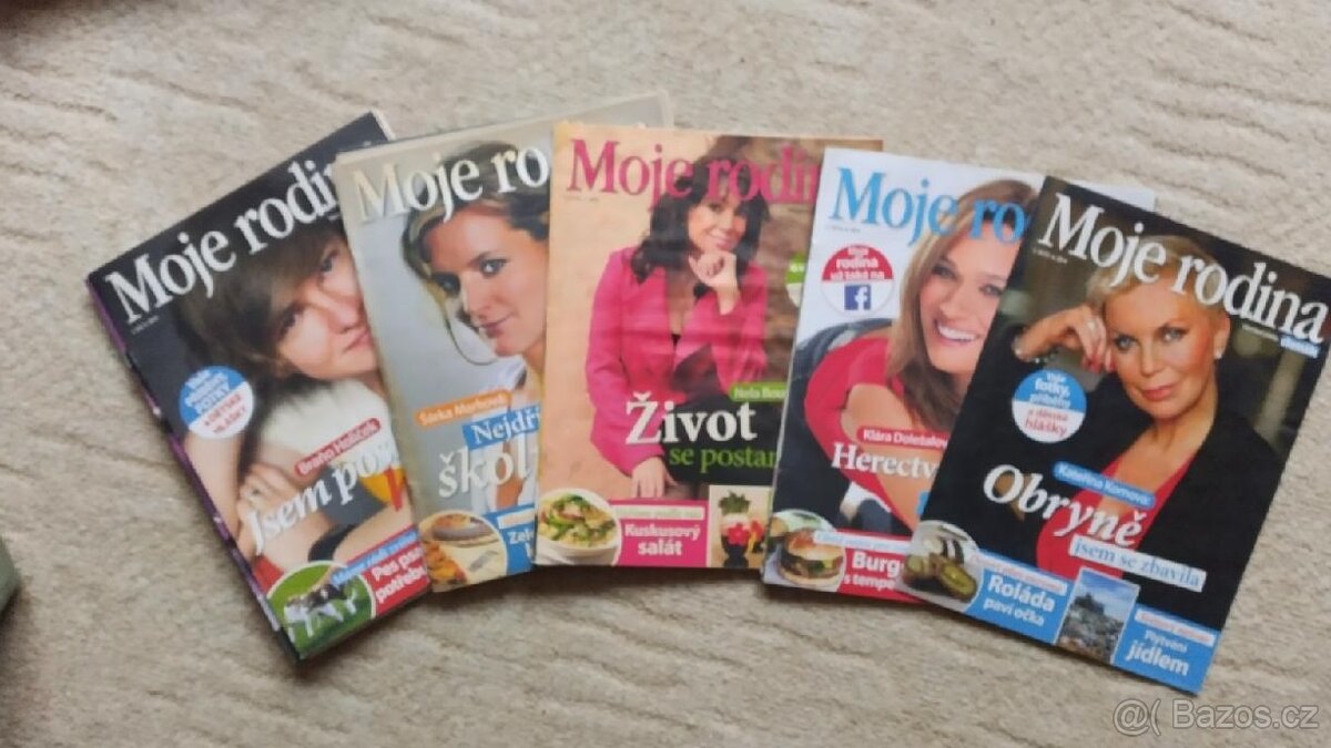 Prodám starší časopisy Moje rodina