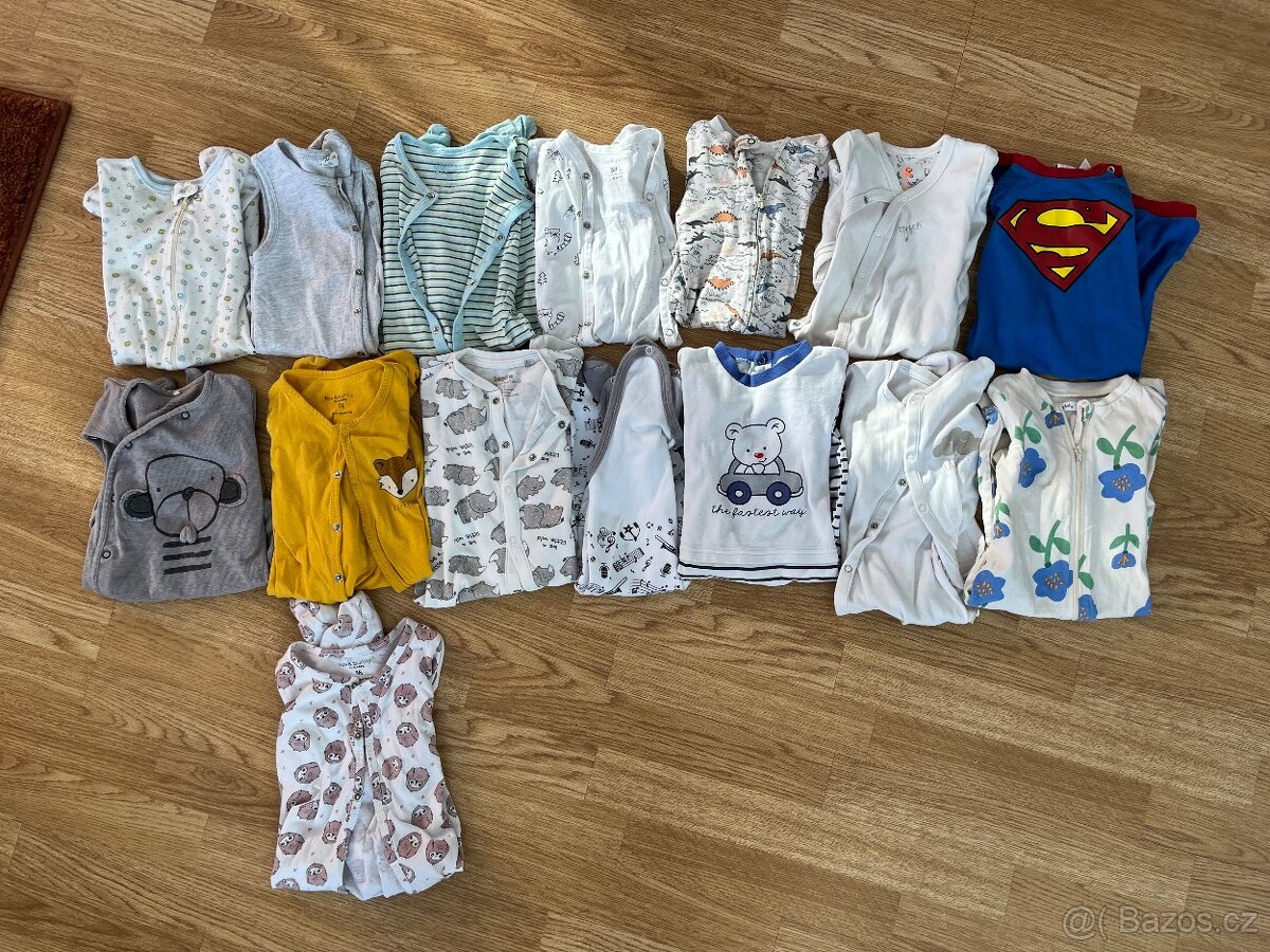 Set dupaček pro miminko, 15ks, vel. 3-9m