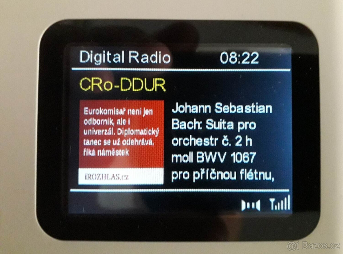DAB+ rádio se slideshow zn. LFF, plně funkční,