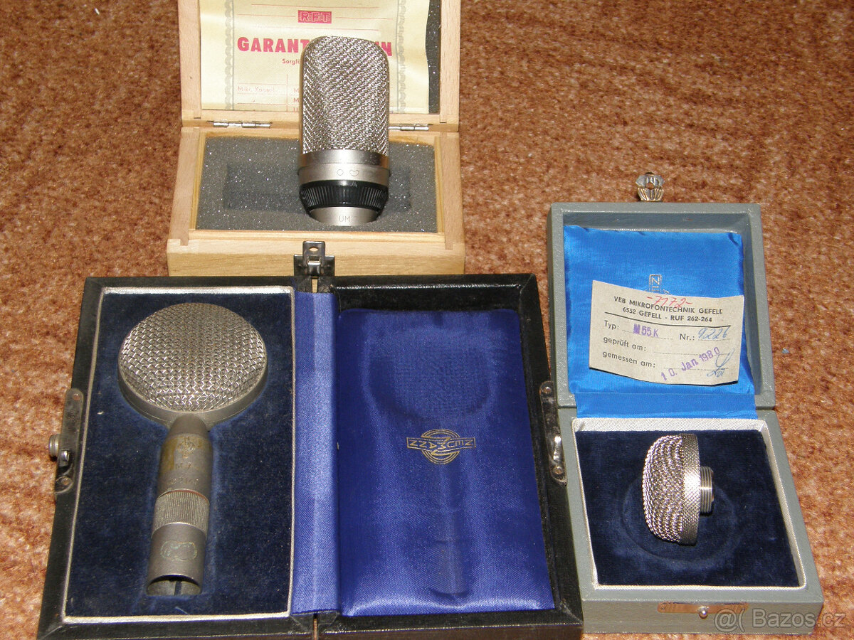 Mikrofonní vložky Neumann Gefell