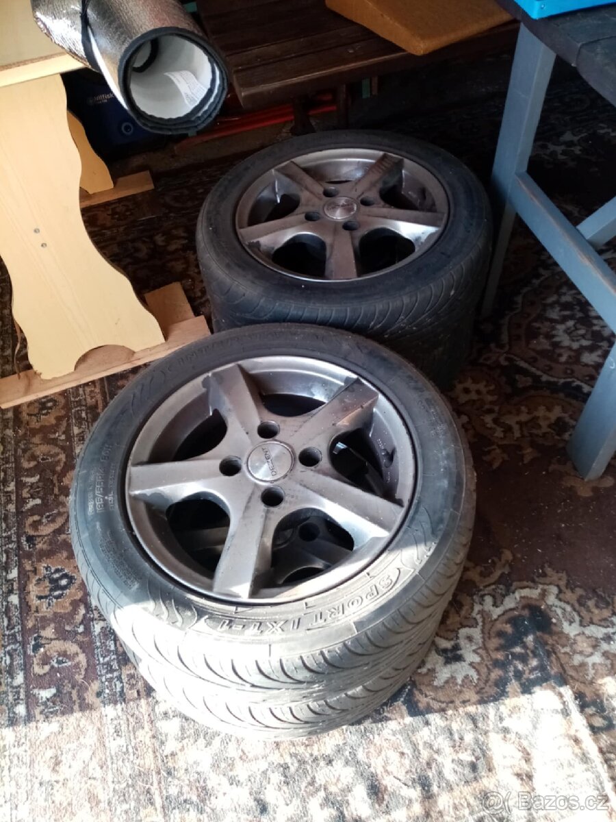 Sada letních pneu na litých kolech 185/55 R14