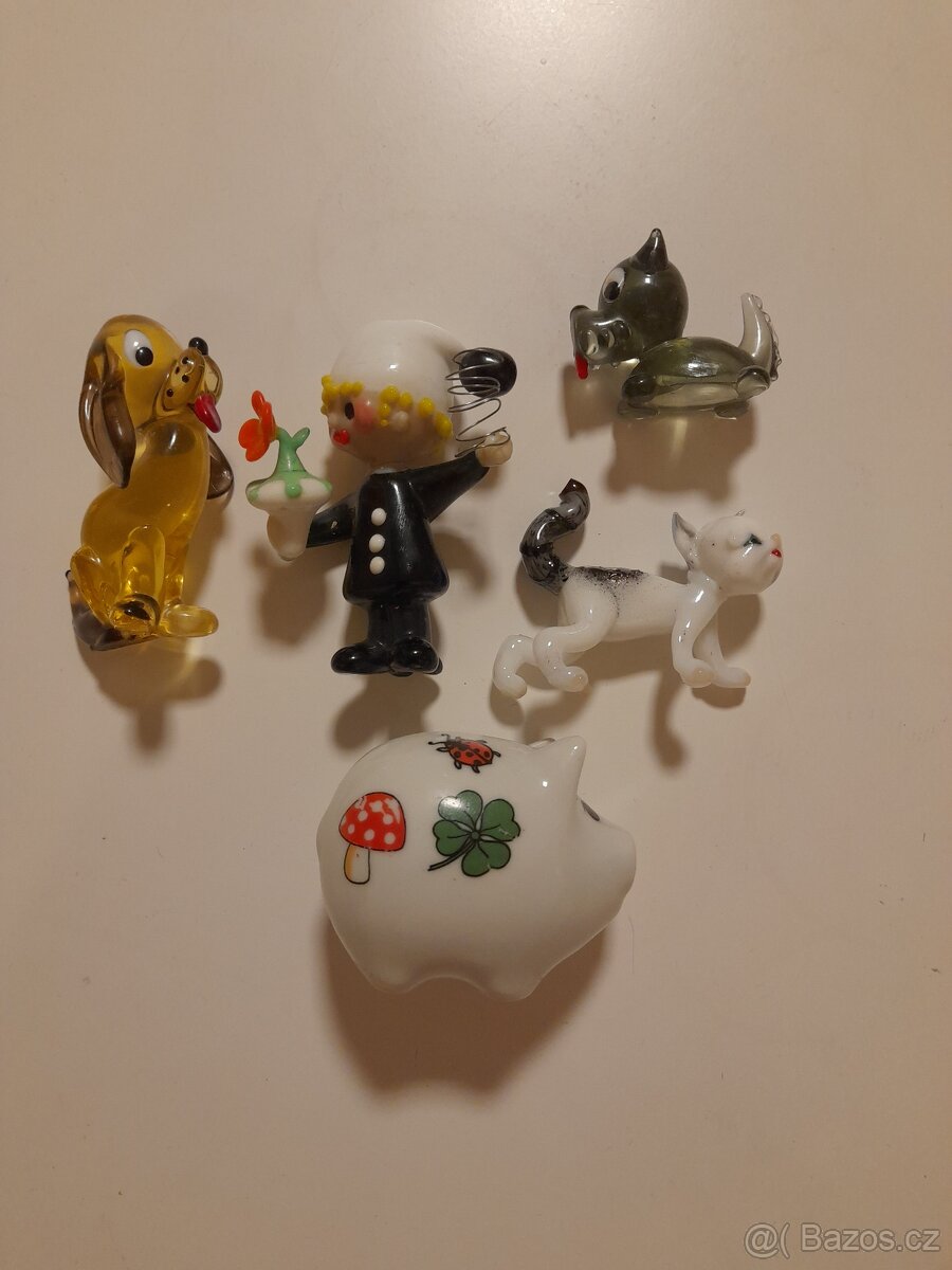Skleněné figurky ŽBS