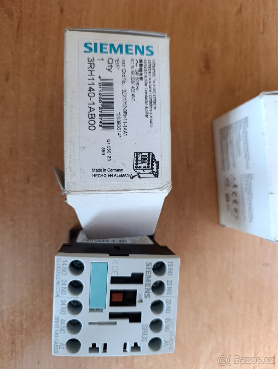 Stykačové relé Siemens 3RH1140-1AB00