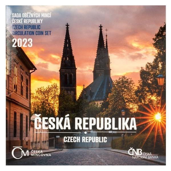 Sada oběžných mincí 2023 Česká republika stand